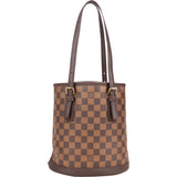 Louis Vuitton Damier Ebene Monogram Bucket Handbag