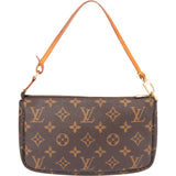Louis Vuitton Canvas Monogram Pochette Accessoire Handbag