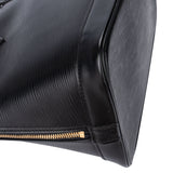 Louis Vuitton Noir Epi Leather Alma PM Handbag