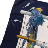 Hermès Classic "Passemenerie" Silk Carre 90 Scarf Tuch