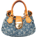Louis Vuitton Denim Monogram Pleaty Handbag