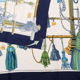 Hermès Classic "Passemenerie" Silk Carre 90 Scarf Tuch