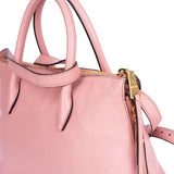 Miu Miu Pink Madras Leather Handbag