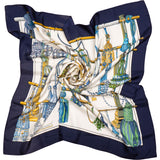 Hermès Classic "Passemenerie" Silk Carre 90 Scarf Tuch