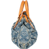 Louis Vuitton Denim Monogram Pleaty Handbag