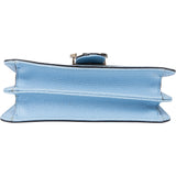 Gucci Blue Leather Interlocking GG Crossbody Bag
