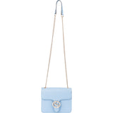 Gucci Blue Leather Interlocking GG Crossbody Bag