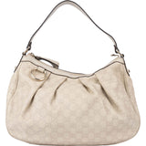 Gucci GG Leather Monogram Sukey Hobo Shoulder Bag