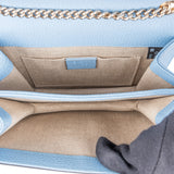 Gucci Blue Leather Interlocking GG Crossbody Bag