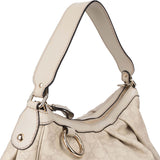 Gucci GG Leather Monogram Sukey Hobo Shoulder Bag