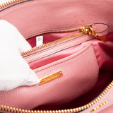 Miu Miu Pink Madras Leather Handbag