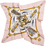 Hermès Classic "LES TAMBOURS" Silk Carre 90 Scarf Tuch