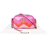 Gucci Tricolor Leather Marmont GG Crossbody Bag