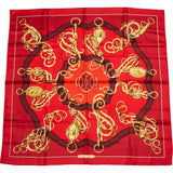Hermès Classic "Lift Profile" Silk Carre 90 Scarf Tuch