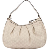Gucci GG Leather Monogram Sukey Hobo Shoulder Bag