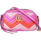 Gucci Tricolor Leather Marmont GG Crossbody Bag