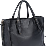 Balenciaga Black Leather City Handbag