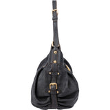 Louis Vuitton Leather Monogram Mahina Shoulder Bag