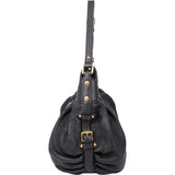 Louis Vuitton Leather Monogram Mahina Shoulder Bag