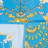 Hermès Classic "PARURES DES SABLES" Silk Carre 90 Scarf Tuch