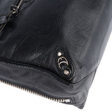 Balenciaga Black Leather City Handbag
