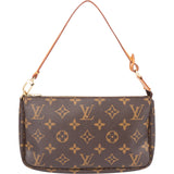 Louis Vuitton Canvas Monogram Pochette Accessoire Handbag