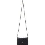 Chanel Quilted Caviar Leather Wallet On Chain Crossbody Bag