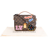 Louis Vuitton Canvas Monogram World Patches Metis Handbag