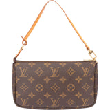 Louis Vuitton Canvas Monogram Pochette Accessoire Handbag