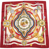 Hermès Classic "parmi le fleurs" Silk Carre 90 Scarf Tuch