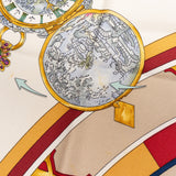 Hermès Classic "parmi le fleurs" Silk Carre 90 Scarf Tuch