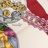 Hermès Classic "parmi le fleurs" Silk Carre 90 Scarf Tuch
