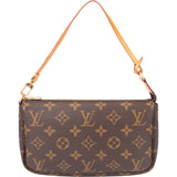 Louis Vuitton Canvas Monogram Pochette Accessoire Handbag