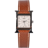 Hermès Silver Tone Heure H HH.1.210 Women Watch