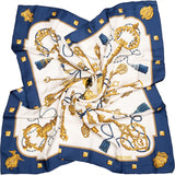 Hermès Classic "Les Clefs" Silk Carre 90 Scarf Tuch