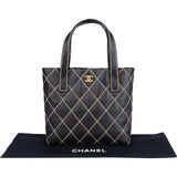 Chanel Quilted Stitch Lambskin Handbag