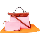 Hermès Rose Bubblegum Classic Herbag 31 Handbag