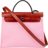 Hermès Rose Bubblegum Classic Herbag 31 Handbag