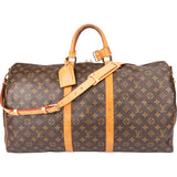 Louis Vuitton Canvas Monogram Keepall 55 Bandouliere
