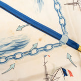 Hermès Classic "La Marine en Bois" Silk Carre 90 Scarf Tuch