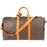 Louis Vuitton Canvas Monogram Keepall 50 Bandouliere