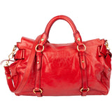 Miu Miu Classic Leather City Handbag