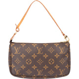Louis Vuitton Canvas Monogram Pochette Accessoire Handbag