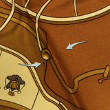 Hermès Classic "SPRINGS" Silk Carre 90 Scarf Tuch