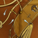 Hermès Classic "SPRINGS" Silk Carre 90 Scarf Tuch