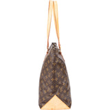Louis Vuitton Canvas Monogram Cabas Mezzo Shoulder Bag