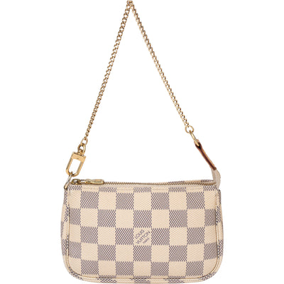 Louis Vuitton Damier Azur Monogram Mini Pochette Accessoire Shoulder Bag - vintageandkickz