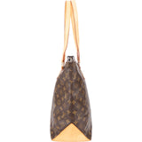 Louis Vuitton Canvas Monogram Cabas Mezzo Shoulder Bag