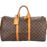 Louis Vuitton Canvas Monogram Keepall 50