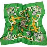 Hermès Classic "FERRONNERIE" Silk Carre 90 Scarf Tuch